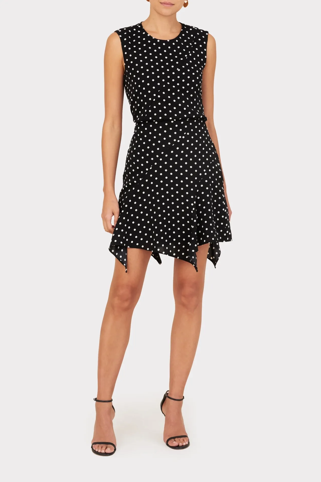 Laura Small Dot Print Skirt