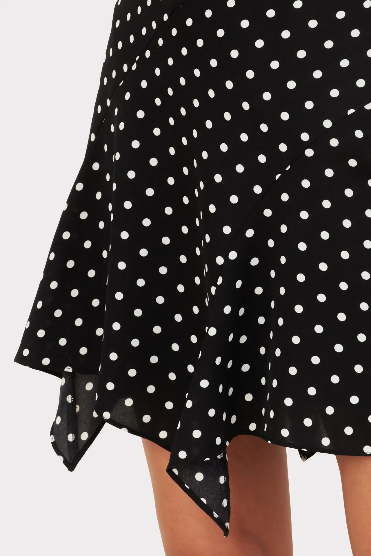 Laura Small Dot Print Skirt