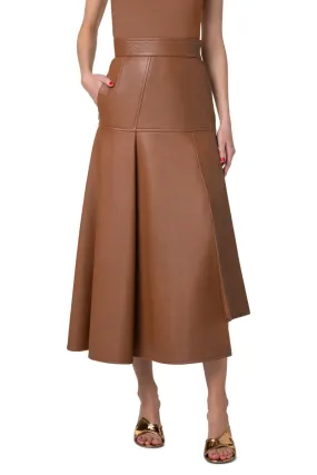Leather Midi Skirt