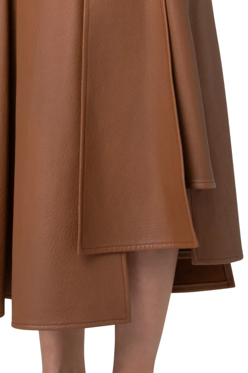Leather Midi Skirt