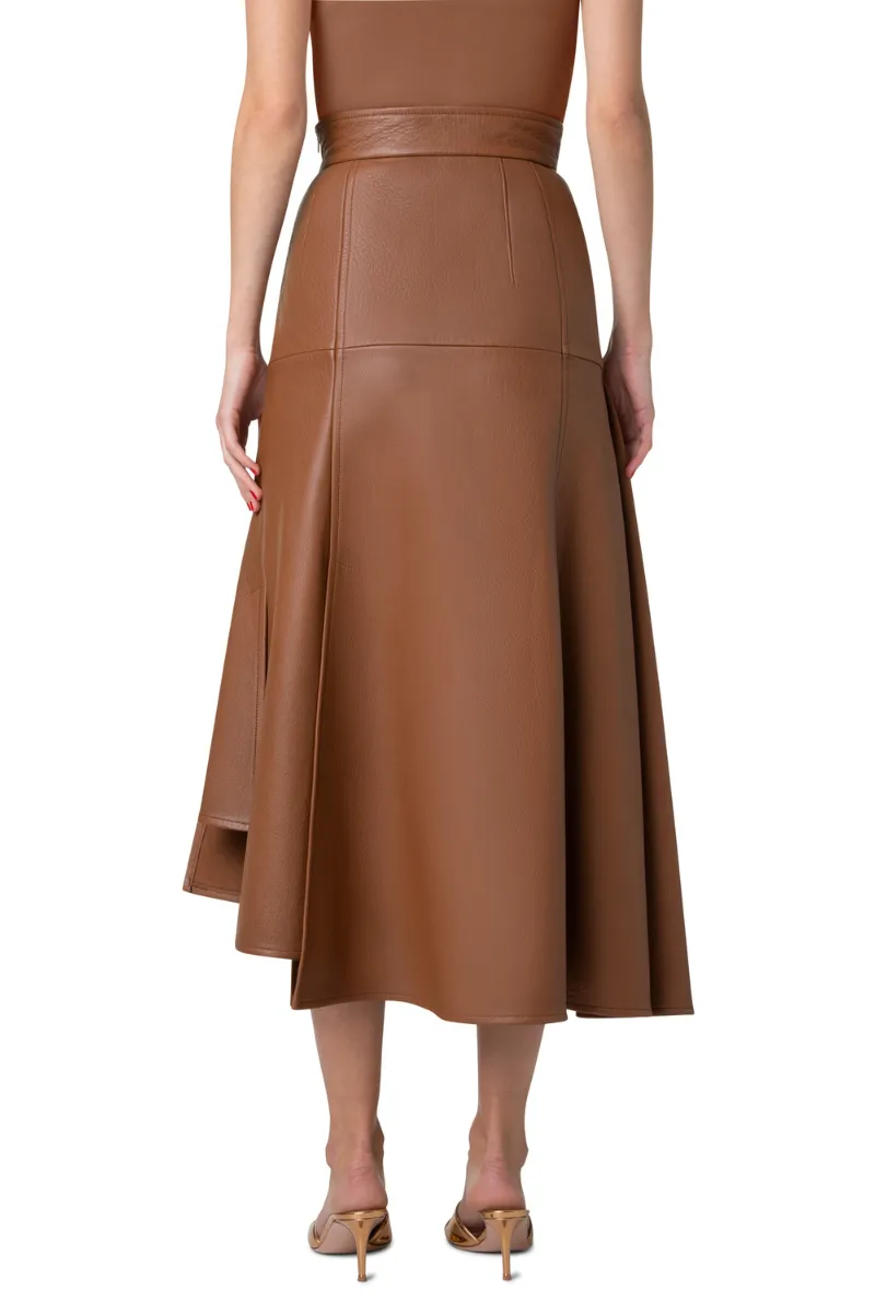 Leather Midi Skirt