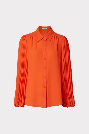 Lina Pleated Blouse