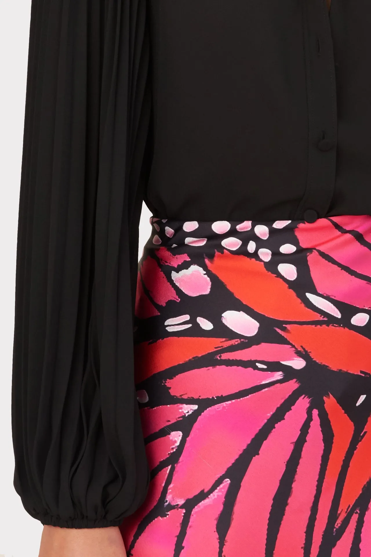 Lina Pleated Blouse
