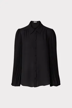 Lina Pleated Blouse