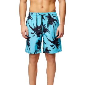 Long Elasticated Waist Multi Palm Boardshort