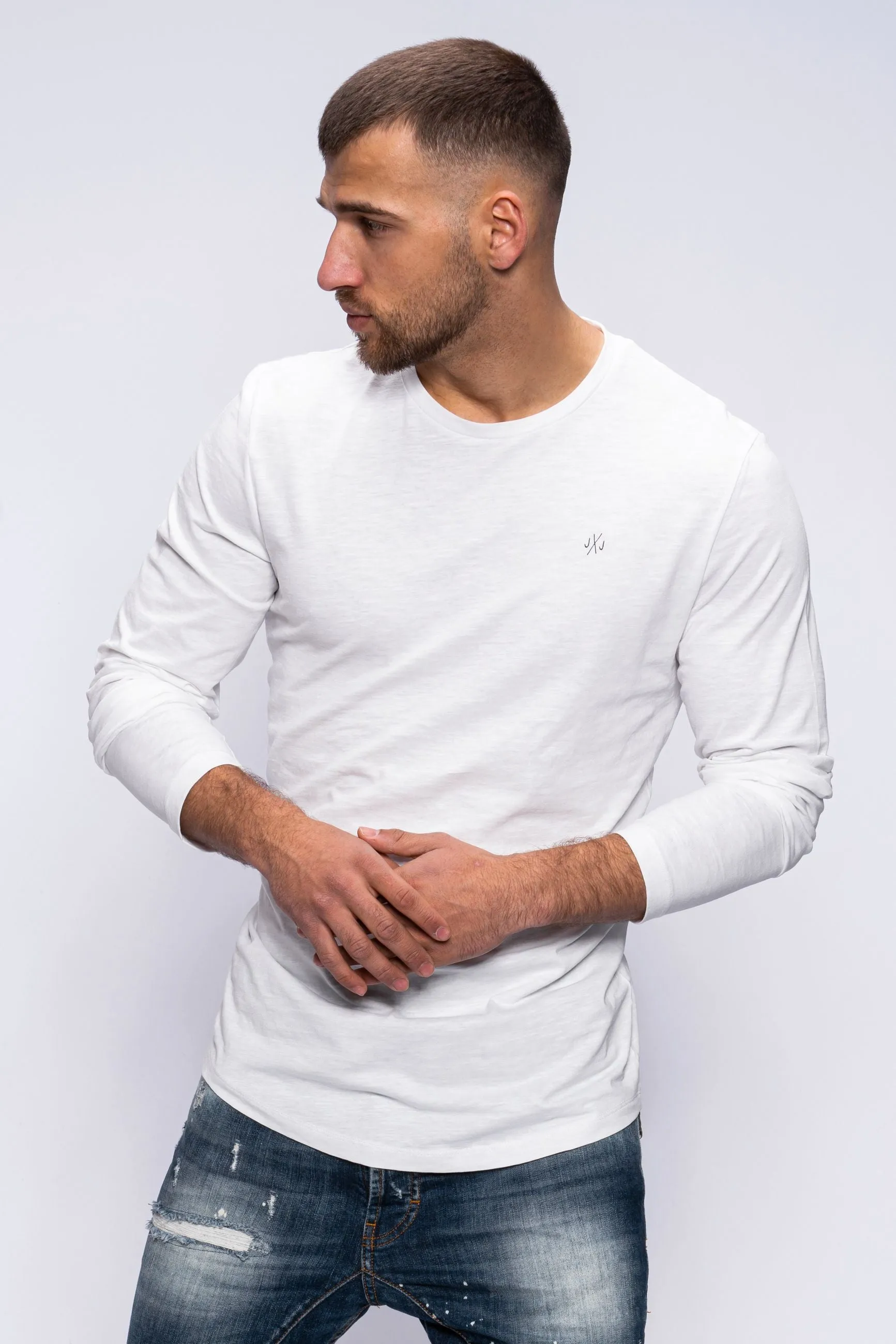 Longsleeve JORBAS Weiß