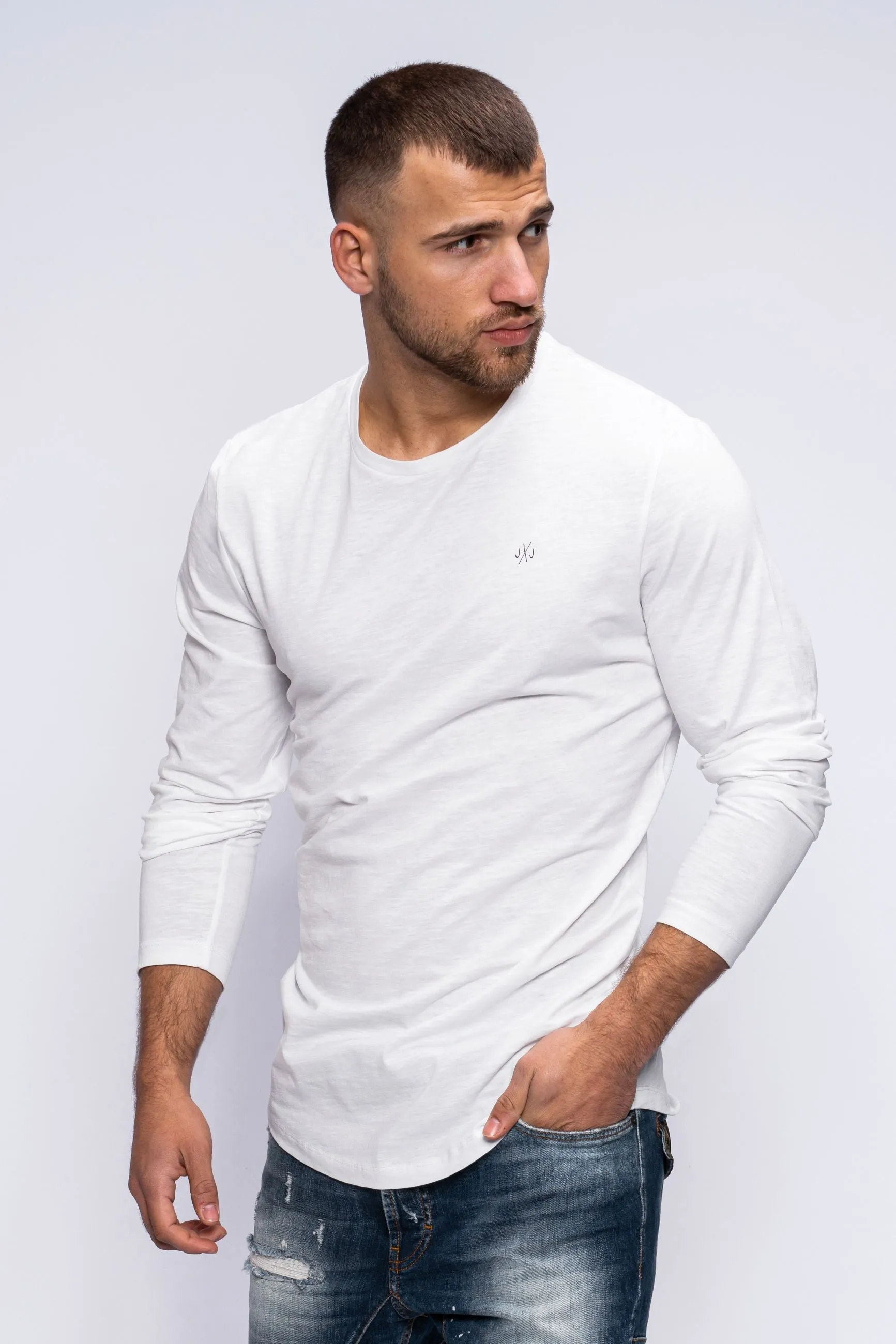 Longsleeve JORBAS Weiß