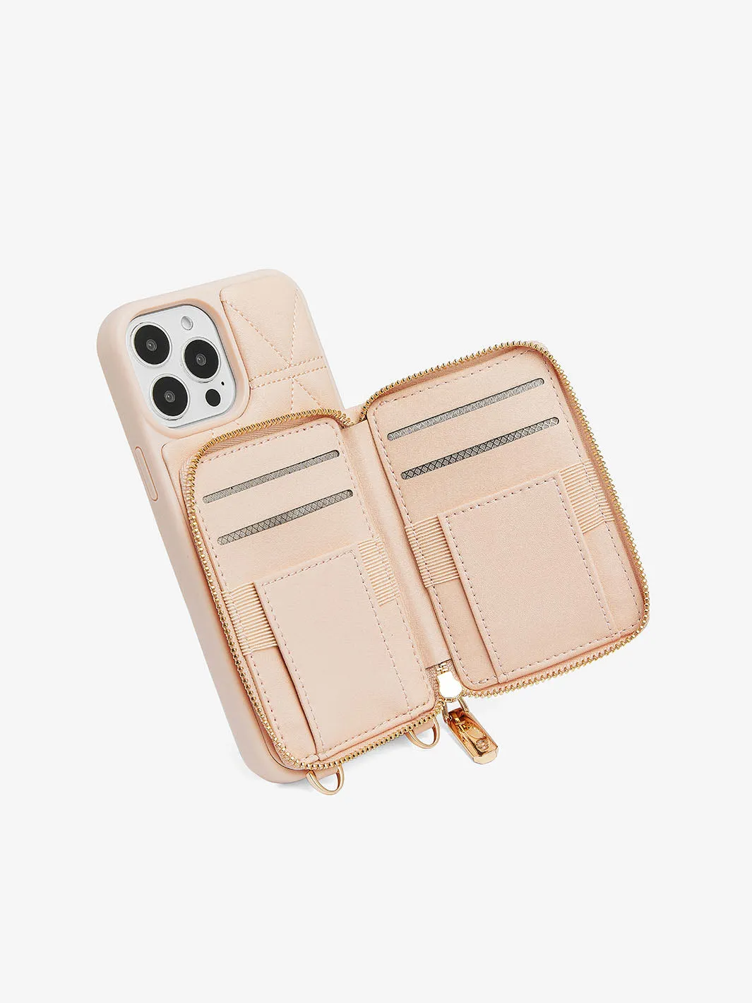 LuxeCharm- Triangle Argyle Phone Case with Adjustable Chain Strap