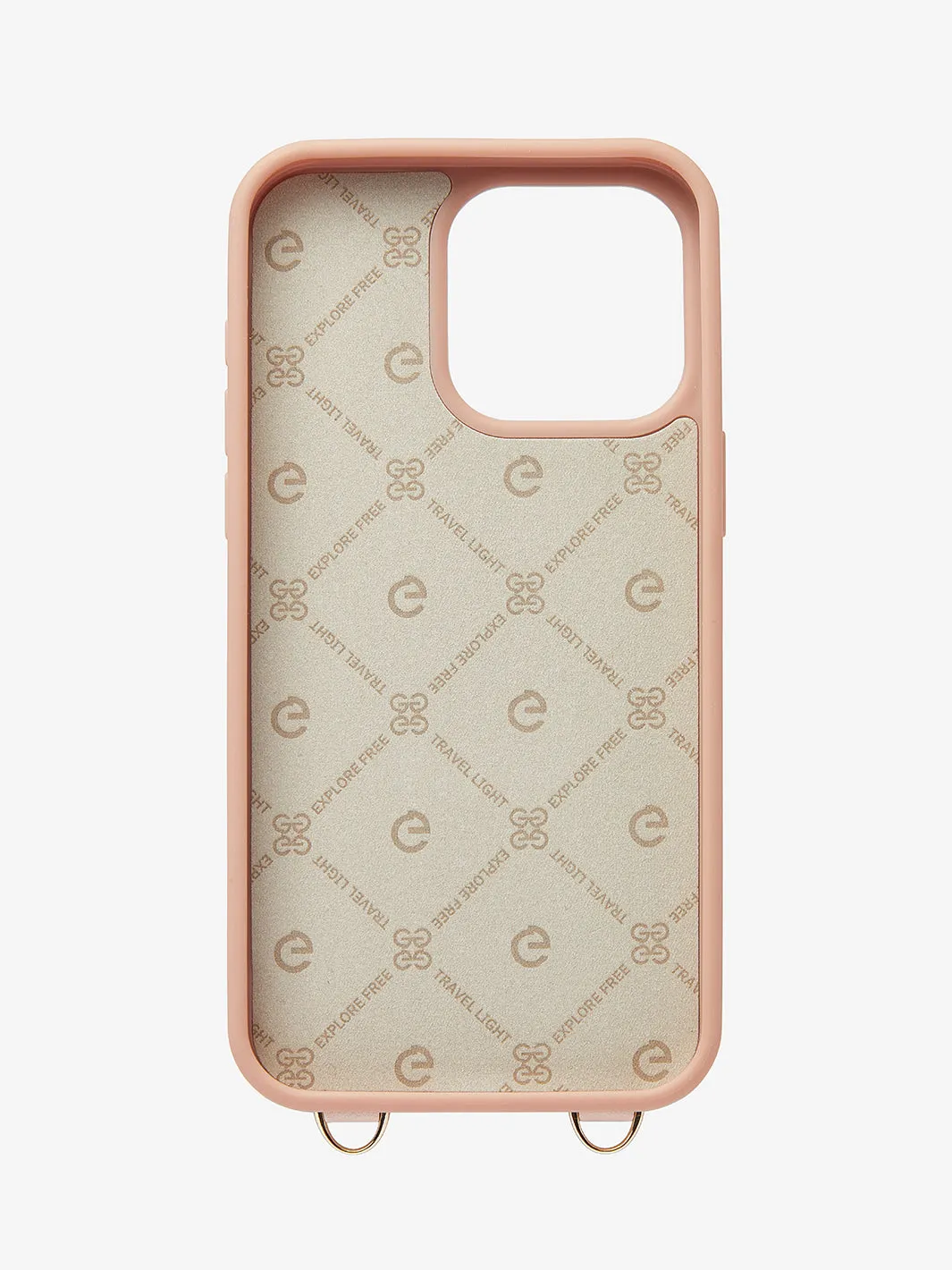 LuxeCharm- Triangle Argyle Phone Case with Adjustable Chain Strap