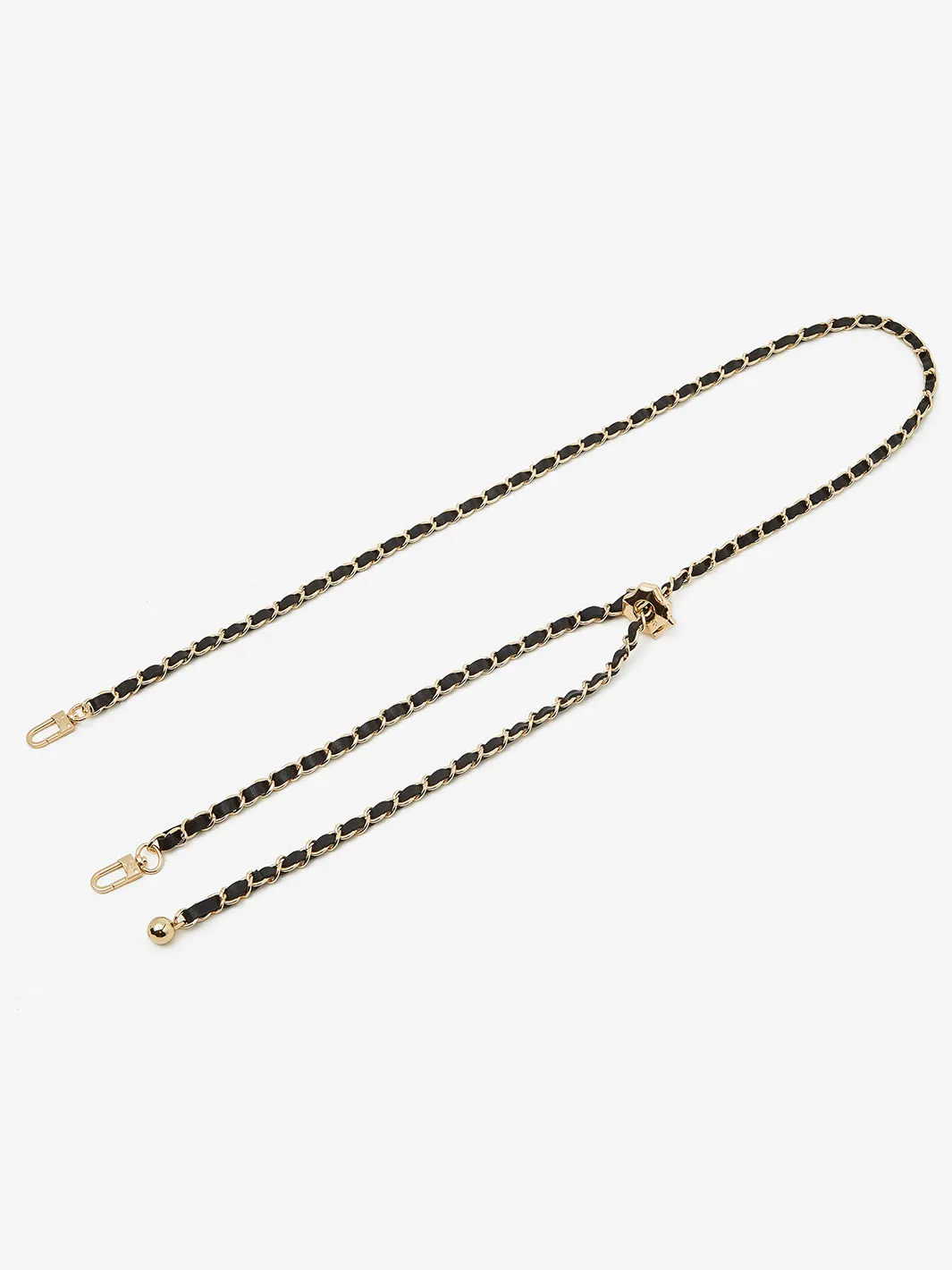 LuxeCharm- Triangle Argyle Phone Case with Adjustable Chain Strap