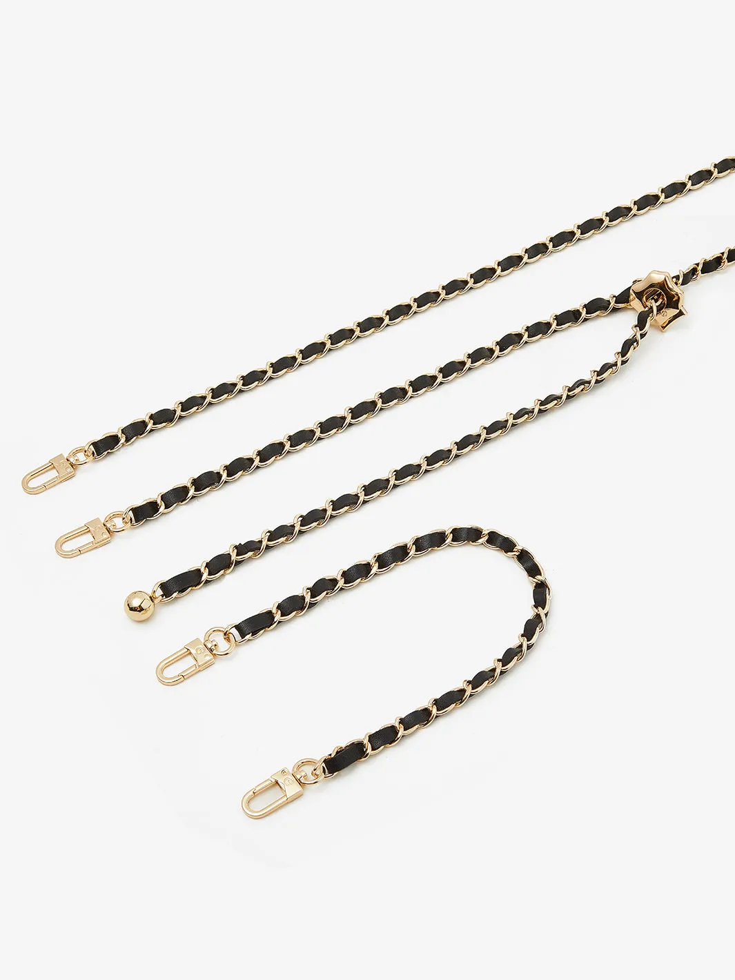 LuxeCharm- Triangle Argyle Phone Case with Adjustable Chain Strap
