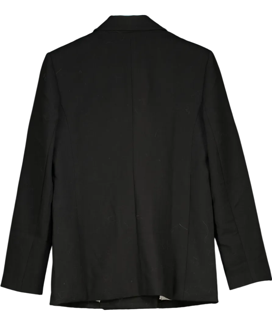 Maeve Black Double Breasted Blazer UK S