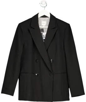 Maeve Black Double Breasted Blazer UK S