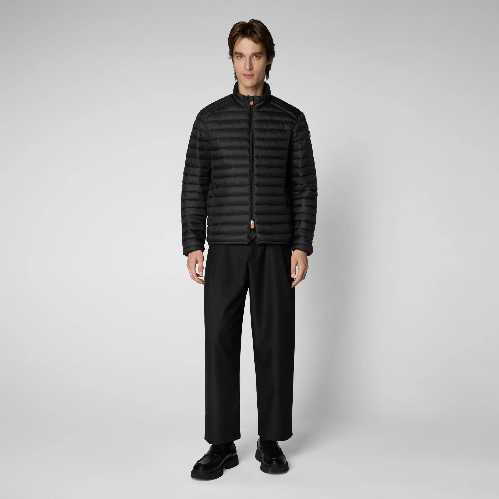 Mens Black Animal-Free Puffer Jacket Alexander - Eco-Friendly & Stylish Outerwear
