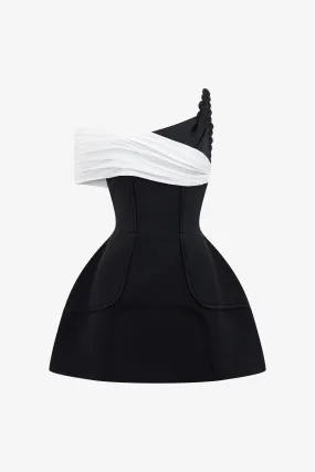 Monot Asymmetrical Mini Dress