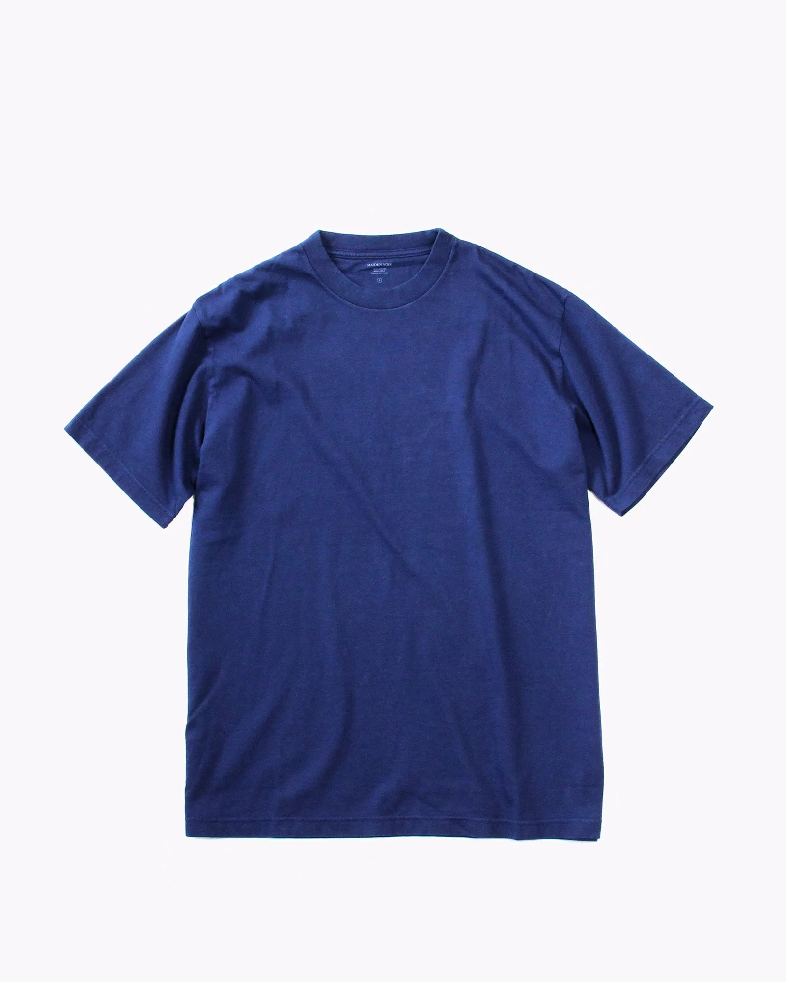 Natural Dyed Block SS Jersey - Navy