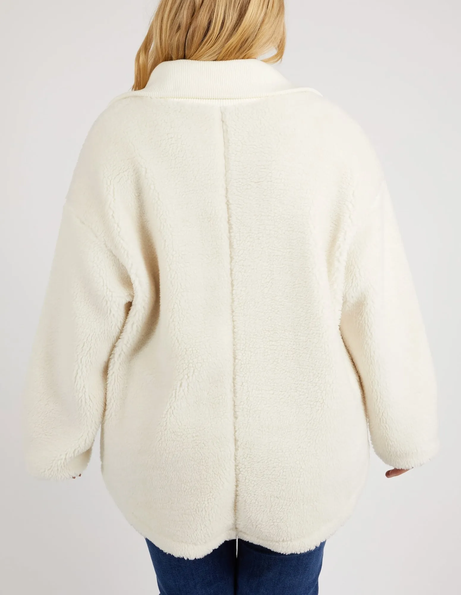 North 1/4 Zip Fleece Pearl