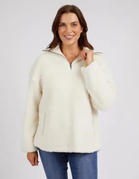 North 1/4 Zip Fleece Pearl