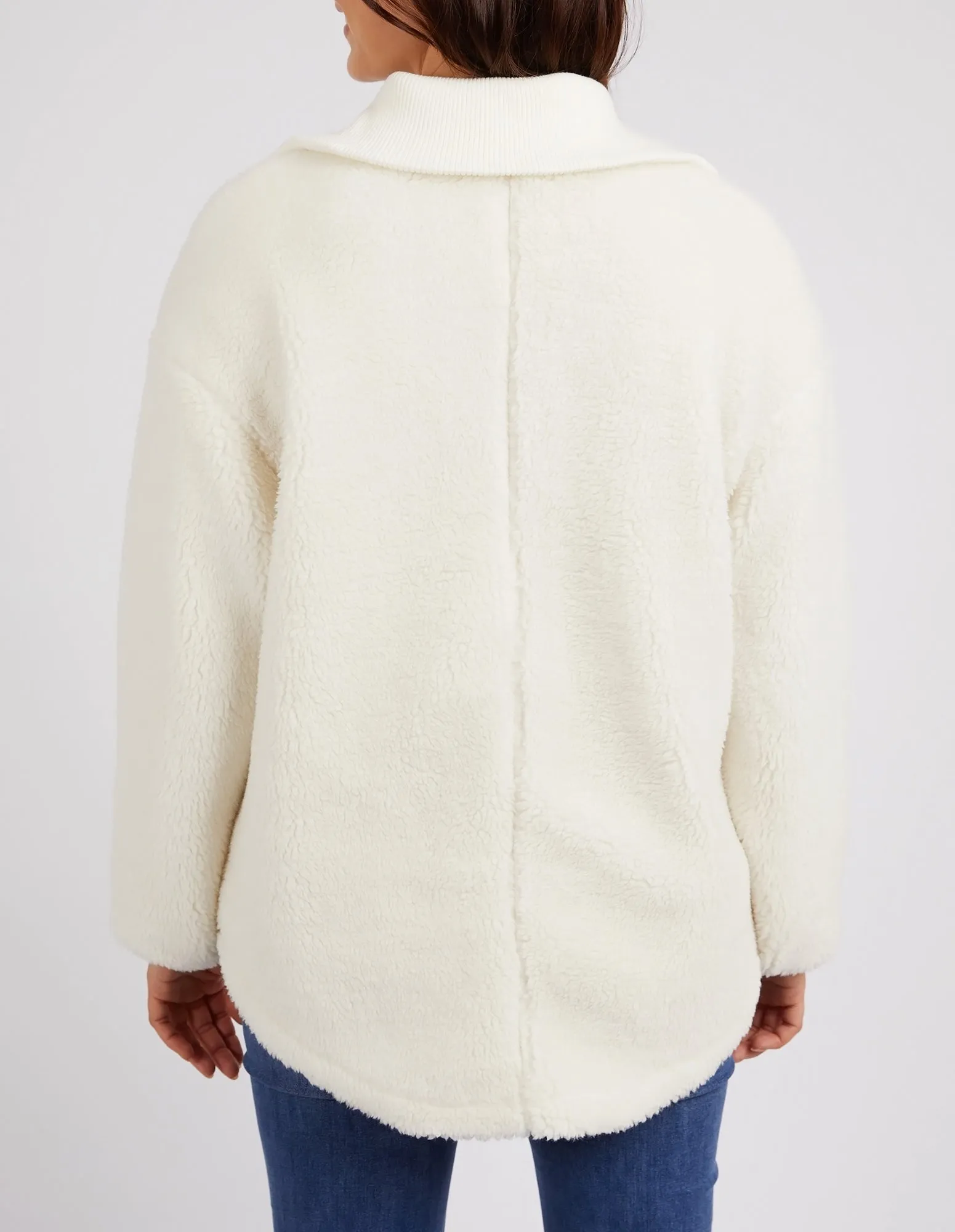 North 1/4 Zip Fleece Pearl