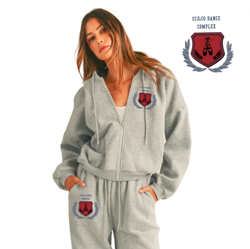 Oversized Zip Up & Jogger Set