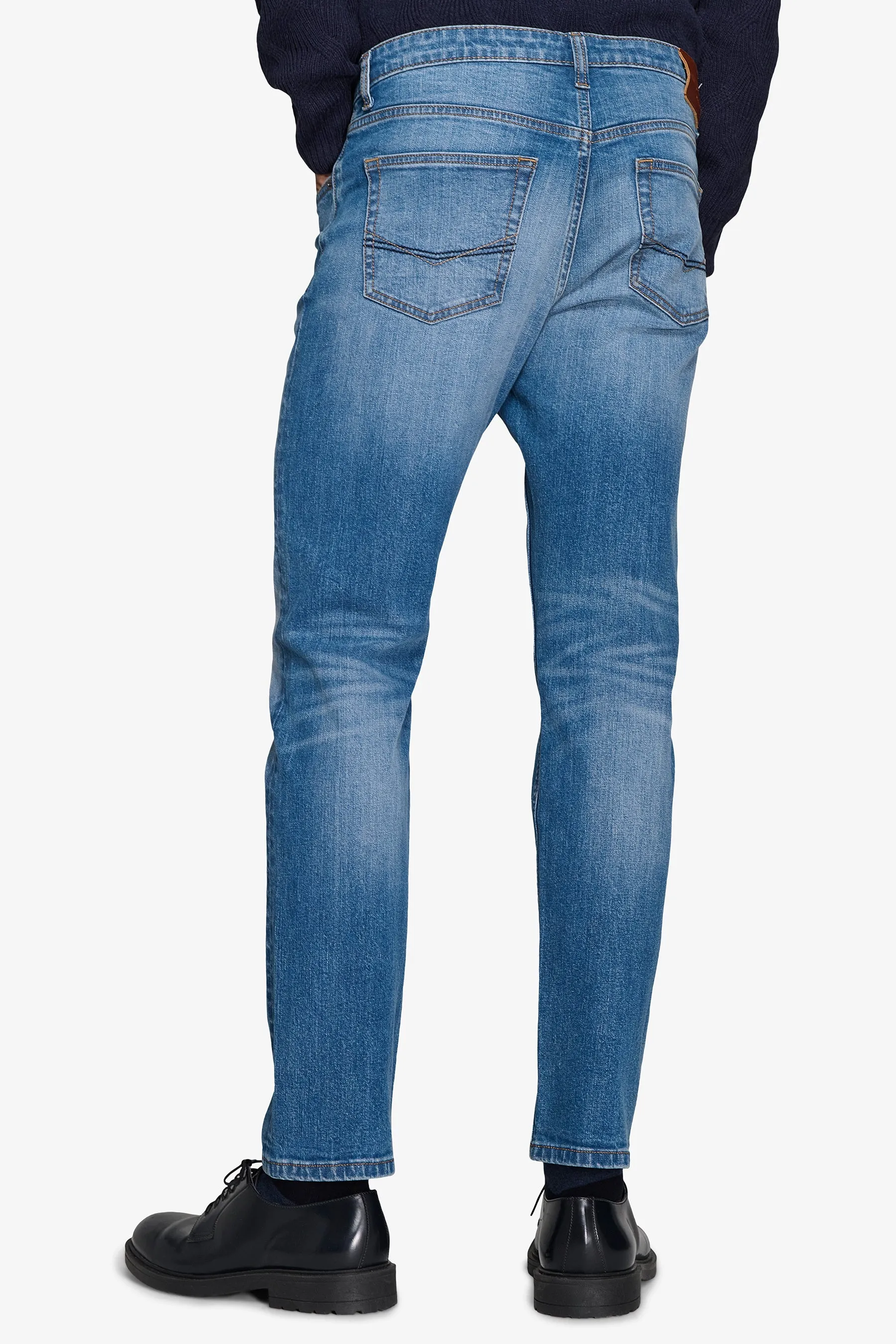 Pantalone denim blu chiaro
