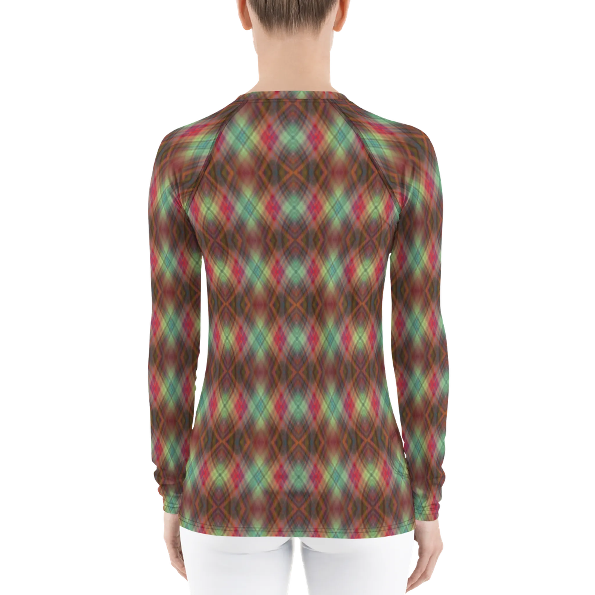 Recursia Argyle Rewired II Women's Rash Guard