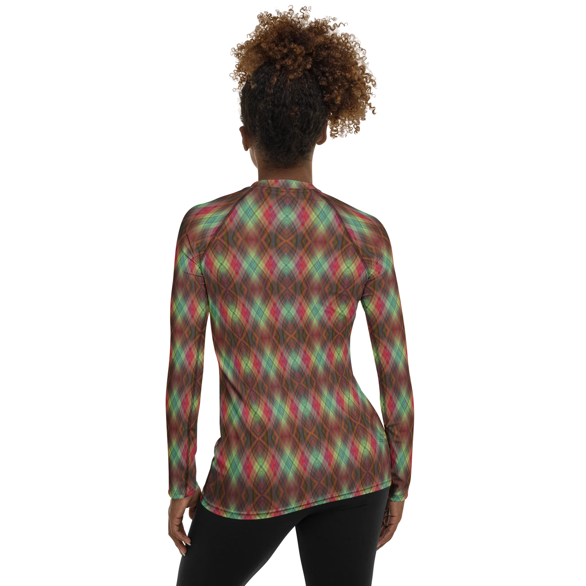 Recursia Argyle Rewired II Women's Rash Guard