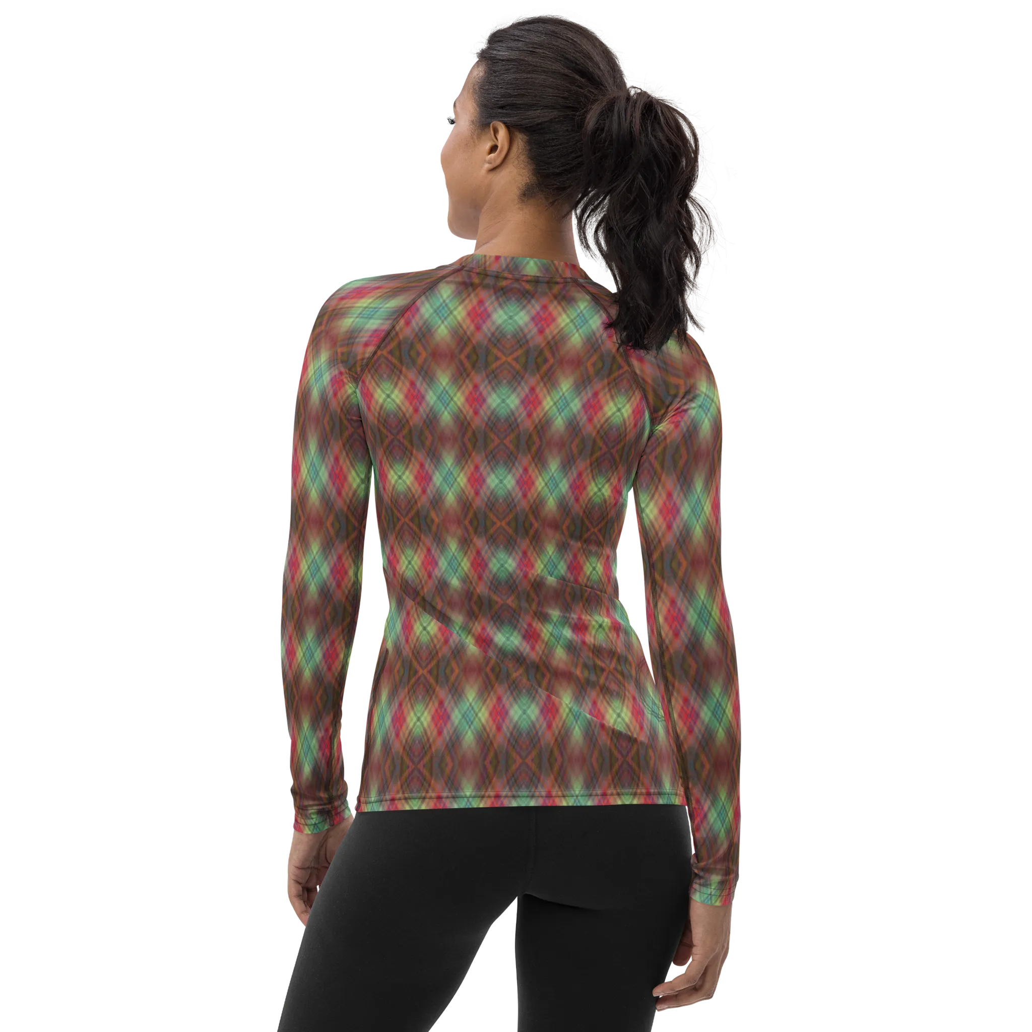 Recursia Argyle Rewired II Women's Rash Guard