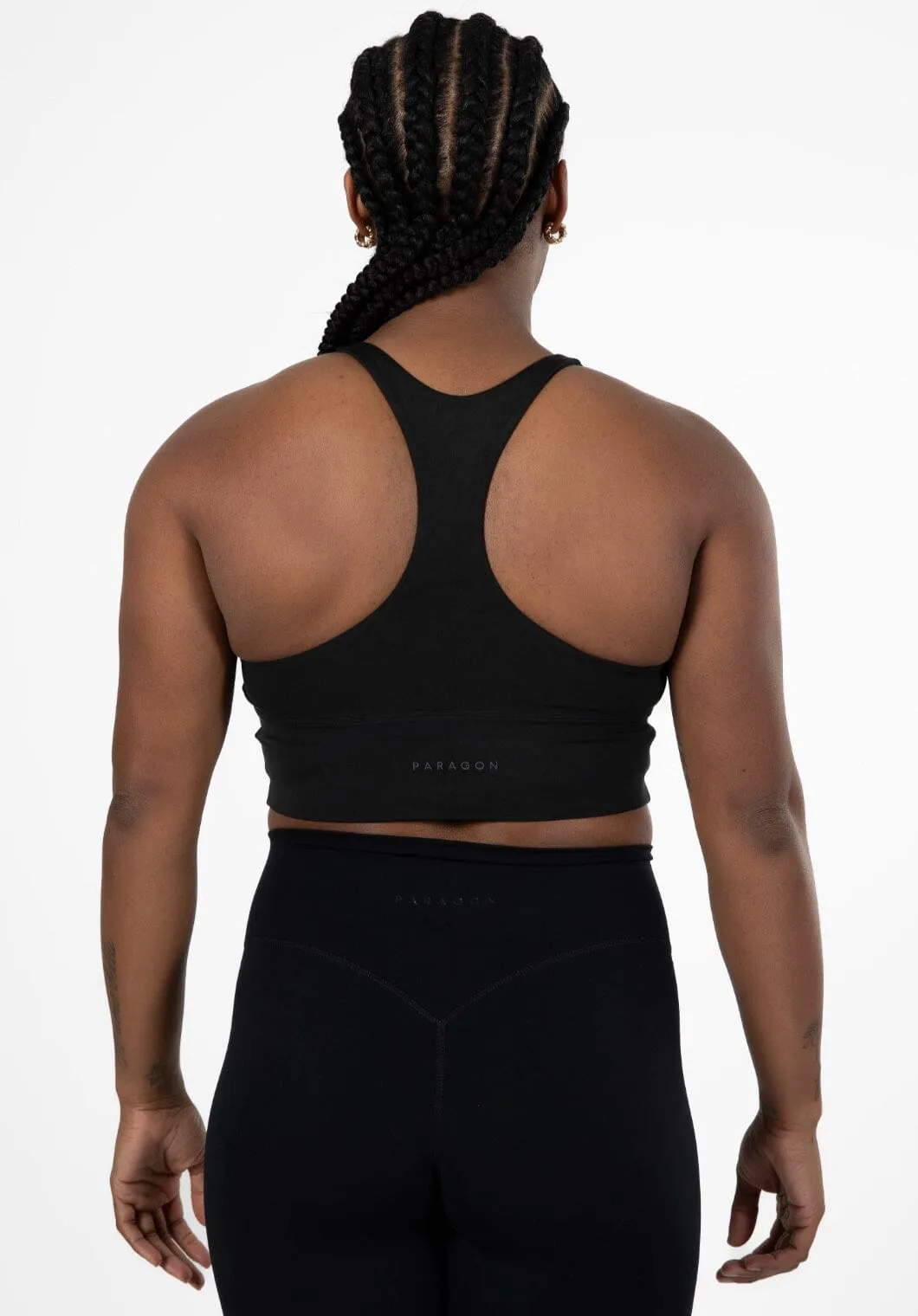 Reluna Ruched Bra Black