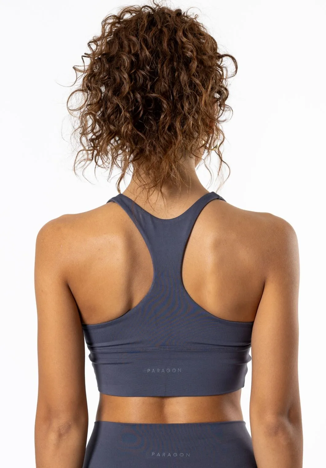 Reluna Ruched Bra Charcoal