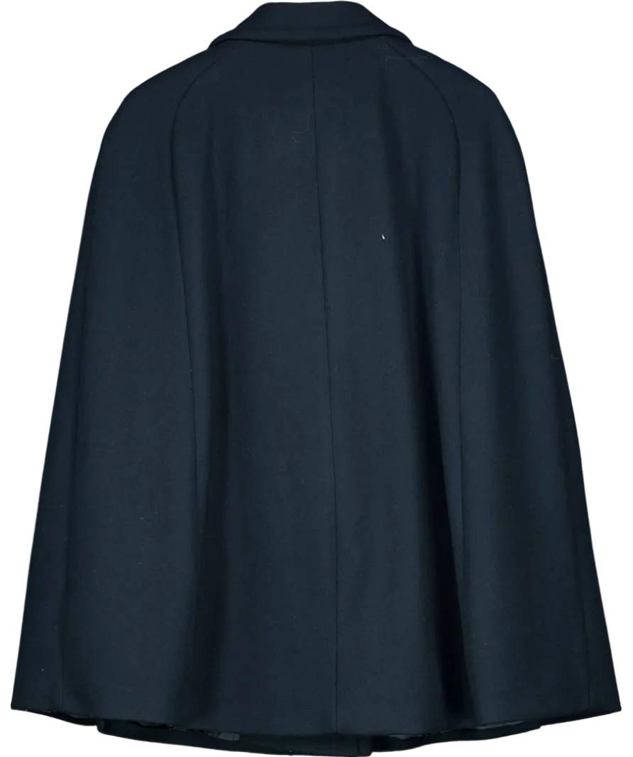 River Island Blue Double Breasted Sleeveless Blazer Jacket Navy UK XS