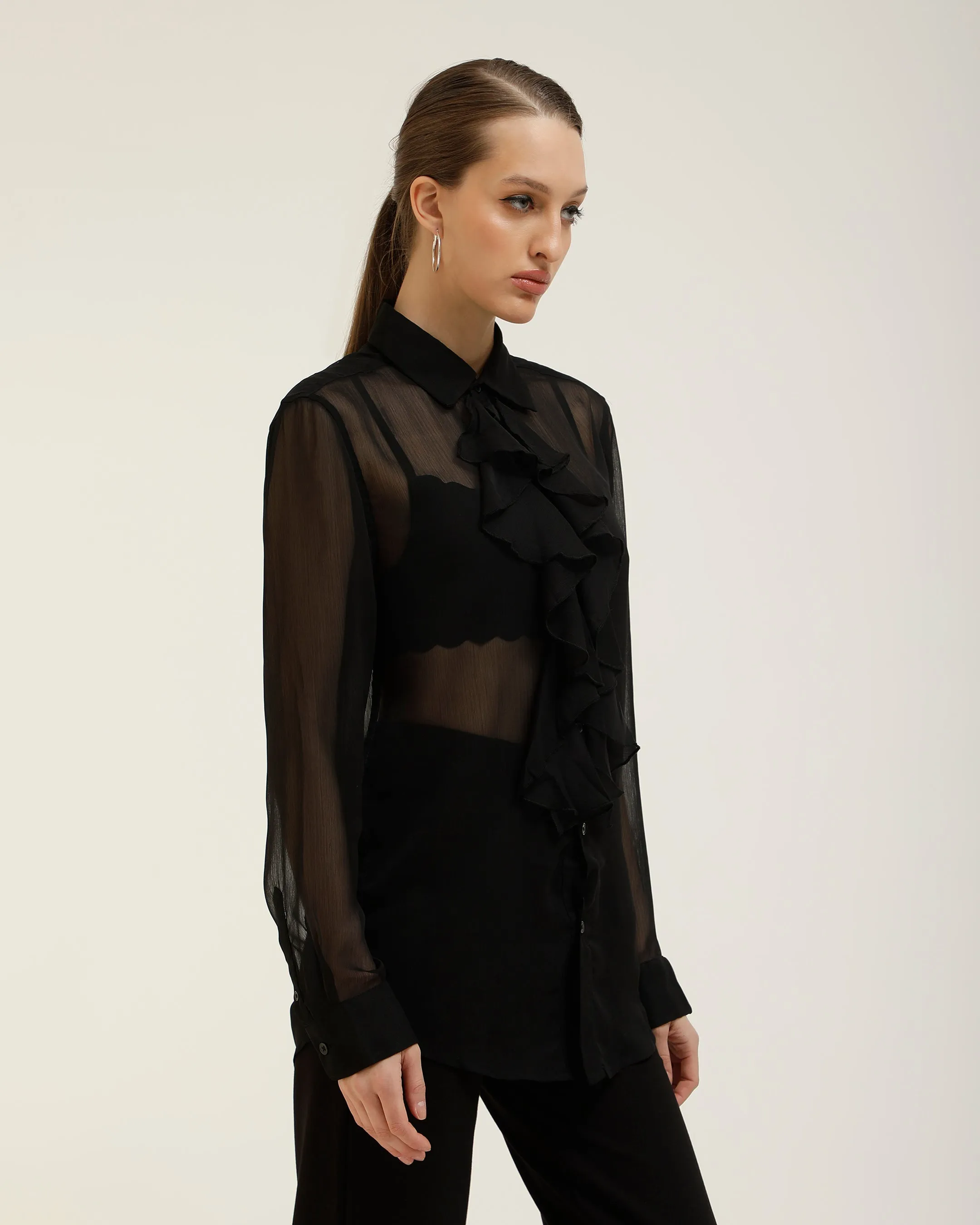 RUFFLED SHIRT