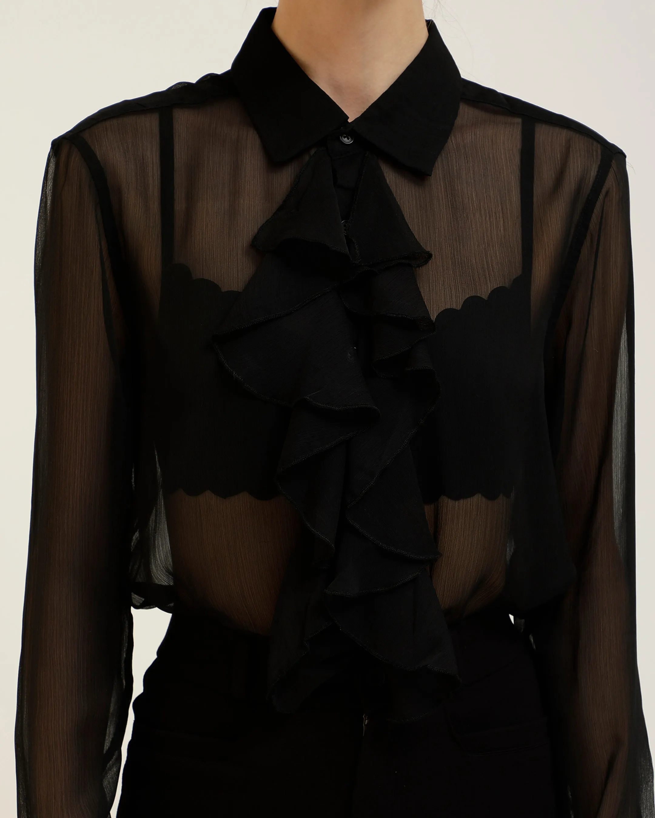 RUFFLED SHIRT