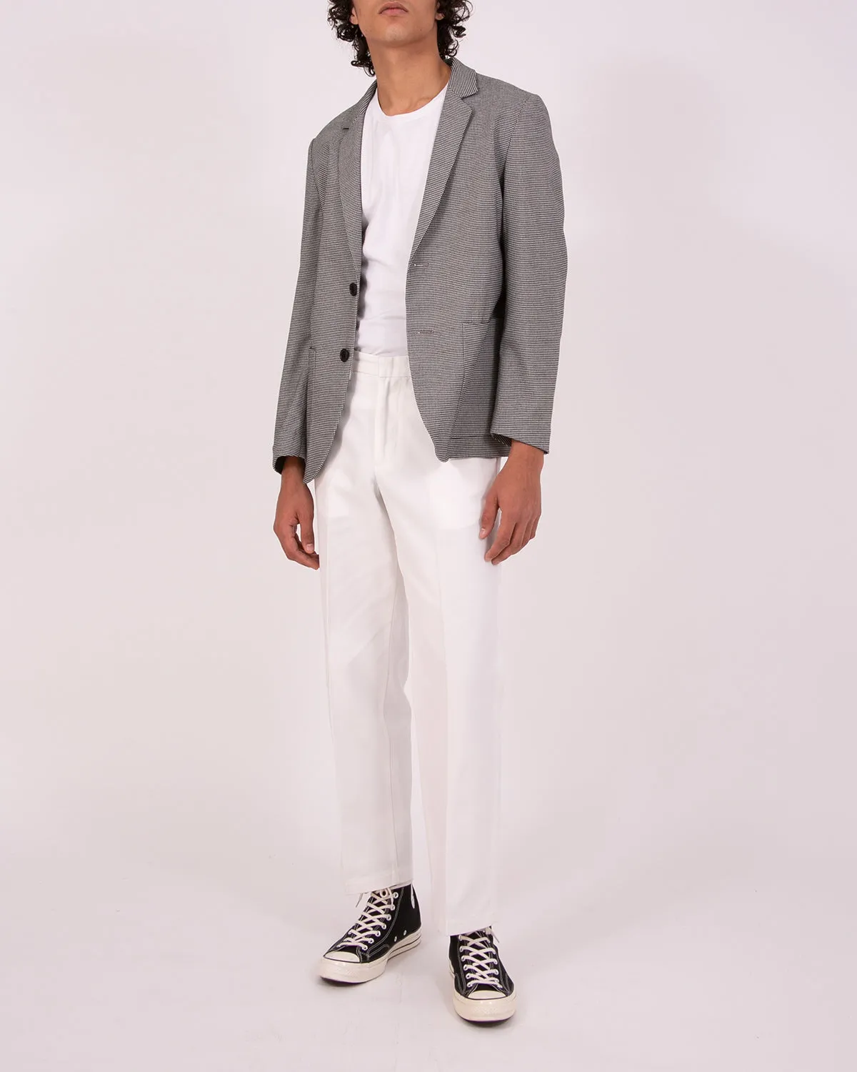 Single Breasted Jacket - Houndstooth