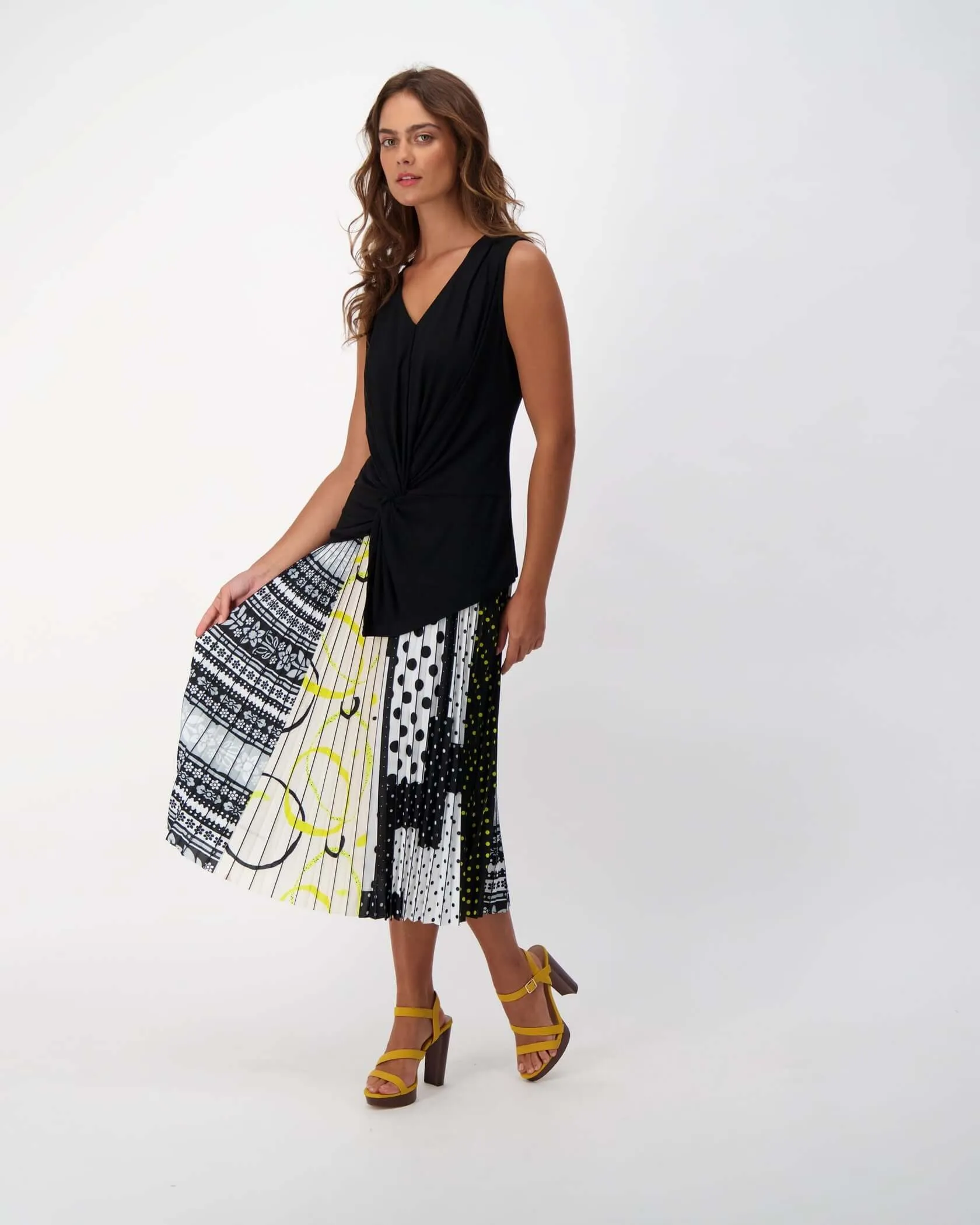 Sleeveless Asymmetrical Knot Top