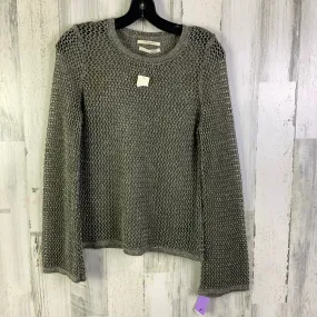 Sweater By Anthropologie In Silver, Size: S