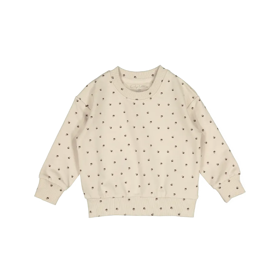 The Printed Sweatshirt -  Acorn