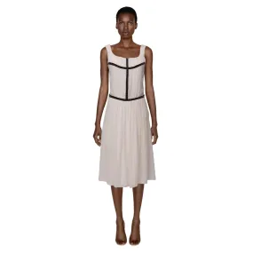 THOMAS WYLDE White Silk Dress