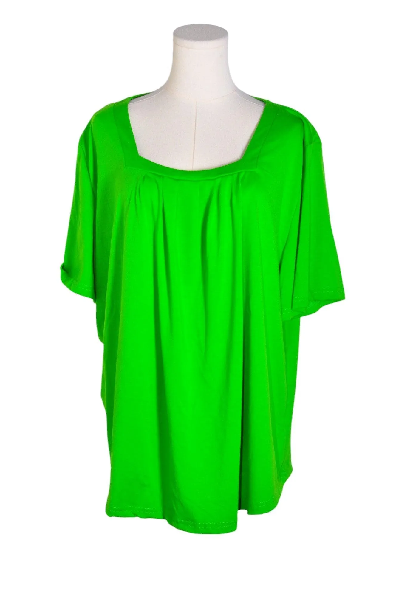 UNBRANDED Women Blouses Regular fit in Green - 3XL