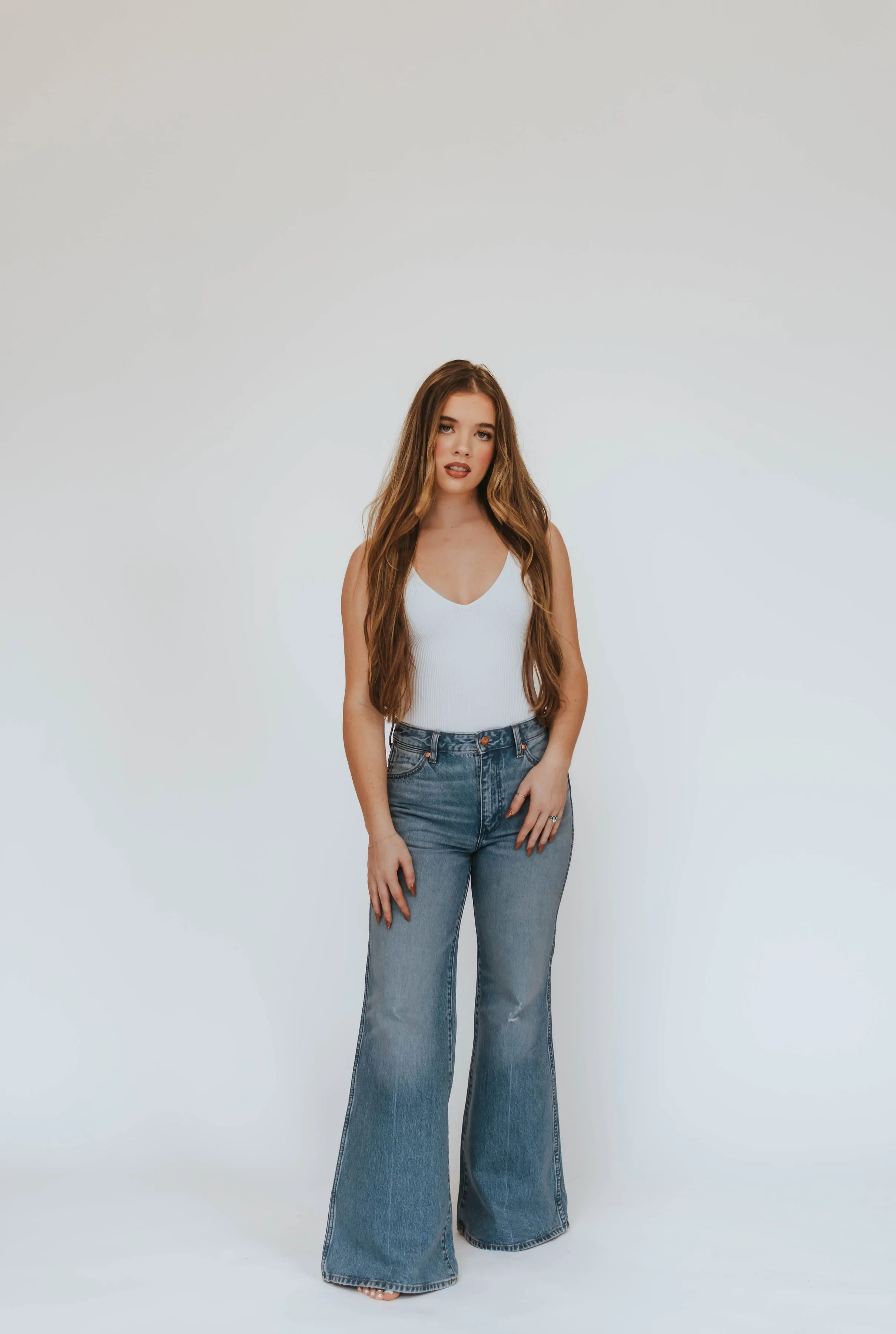 Stylish Wrangler Wanderer 622 Mermaid Flares in Size 26 and 30