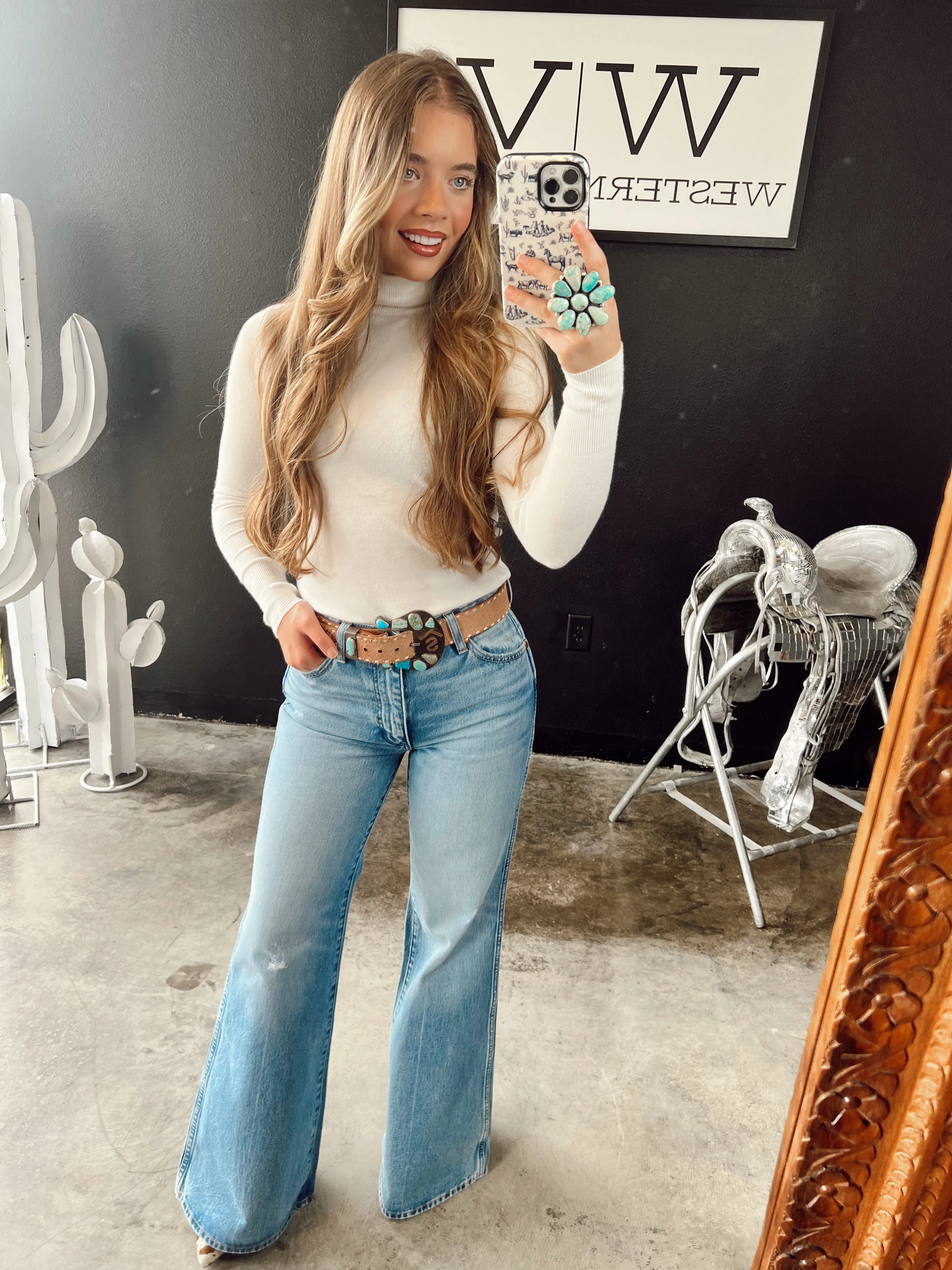 Stylish Wrangler Wanderer 622 Mermaid Flares in Size 26 and 30