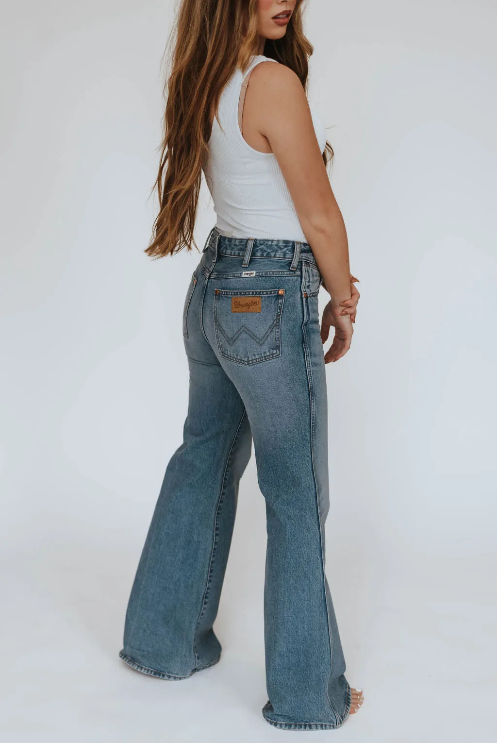 Stylish Wrangler Wanderer 622 Mermaid Flares in Size 26 and 30